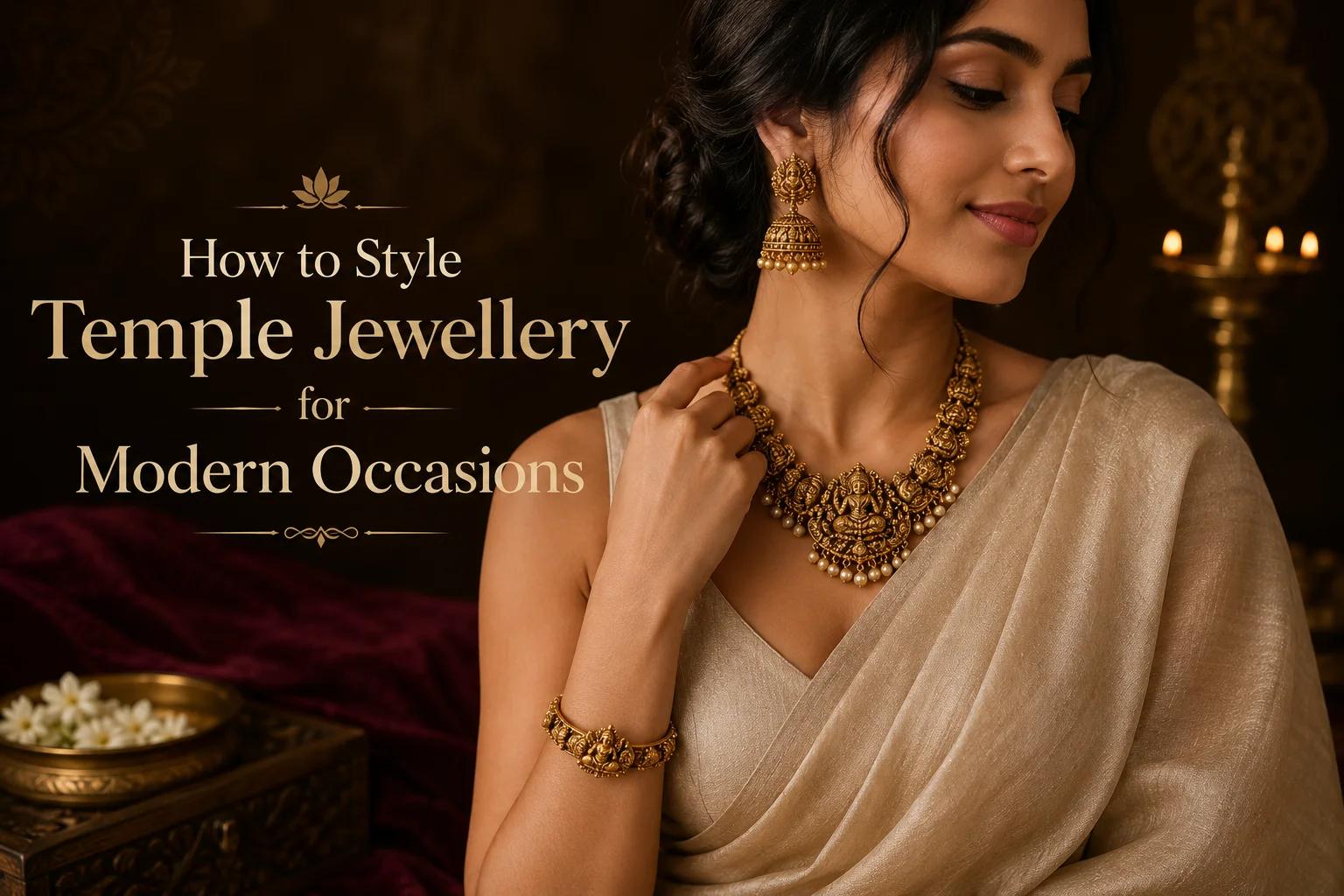 Cover image: How to Style Temple Jewellery for Modern Occasions