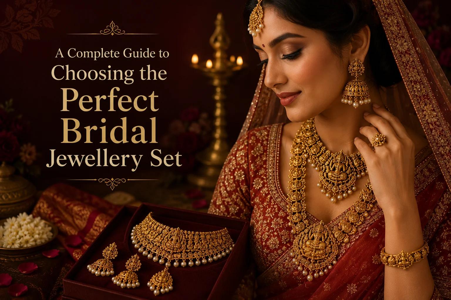 Cover image: A Complete Guide to Choosing the Perfect Bridal Jewellery Set
