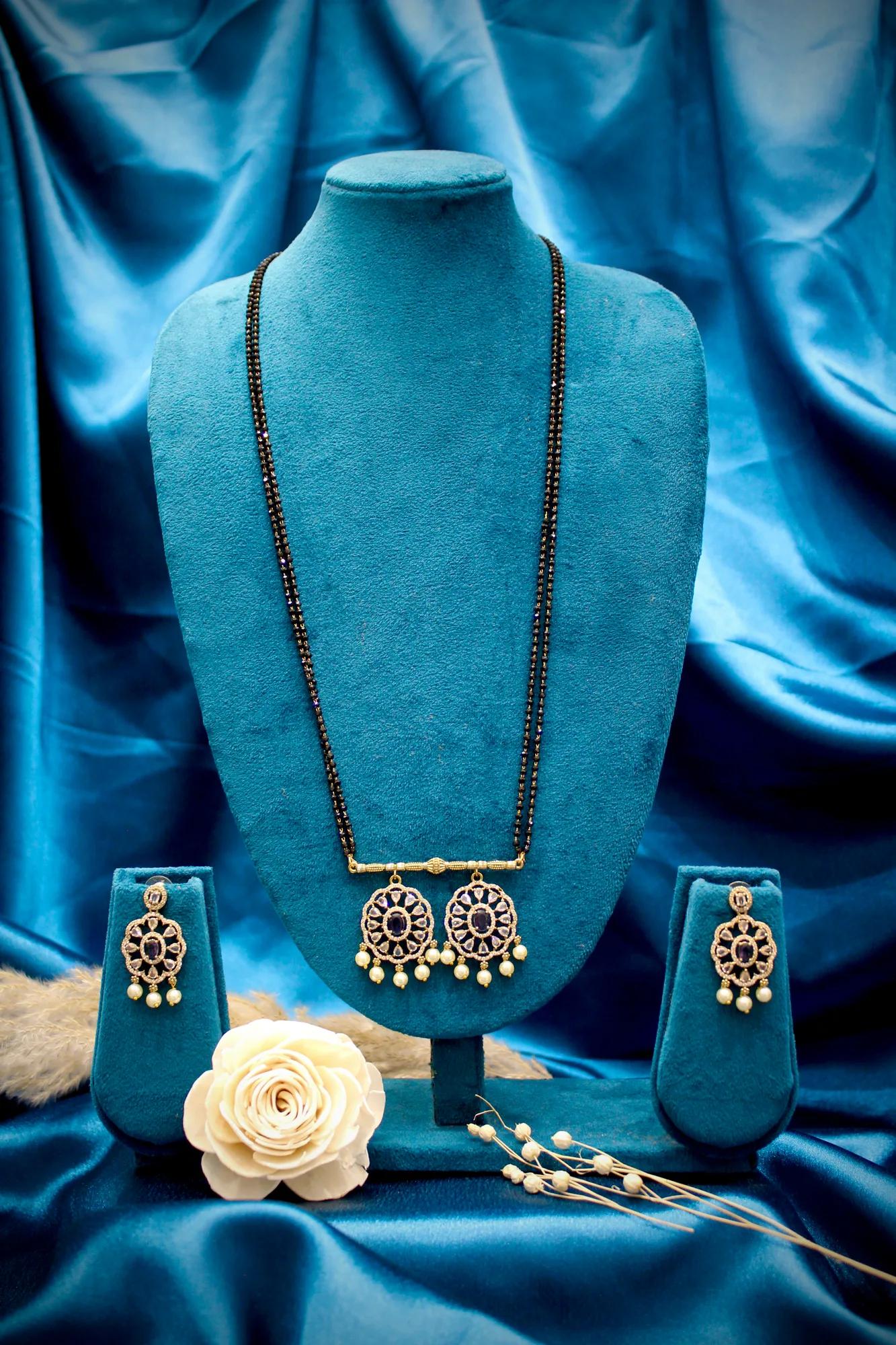 Pearl Charm Victorian Mangalsutra Set