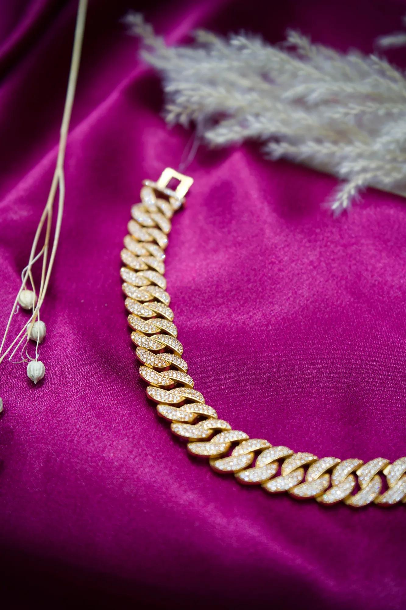 Luxury Iced-Out Cuban Link Bracelet
