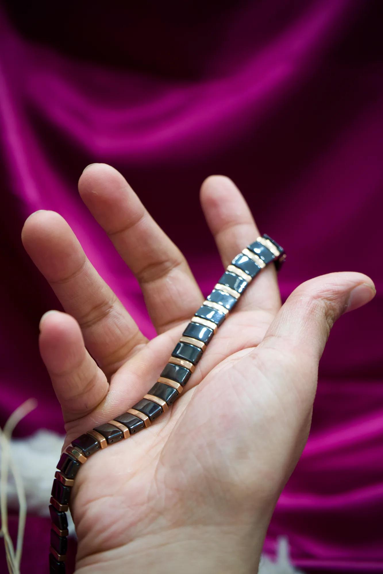 Premium Black Ceramic Link Bracelet