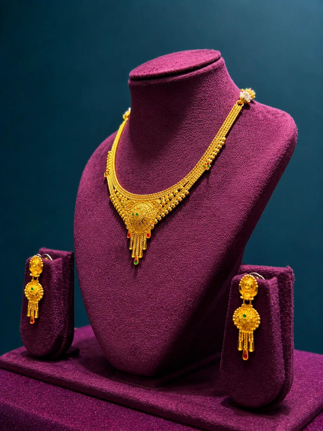 Royal Heritage Gold Necklace Set