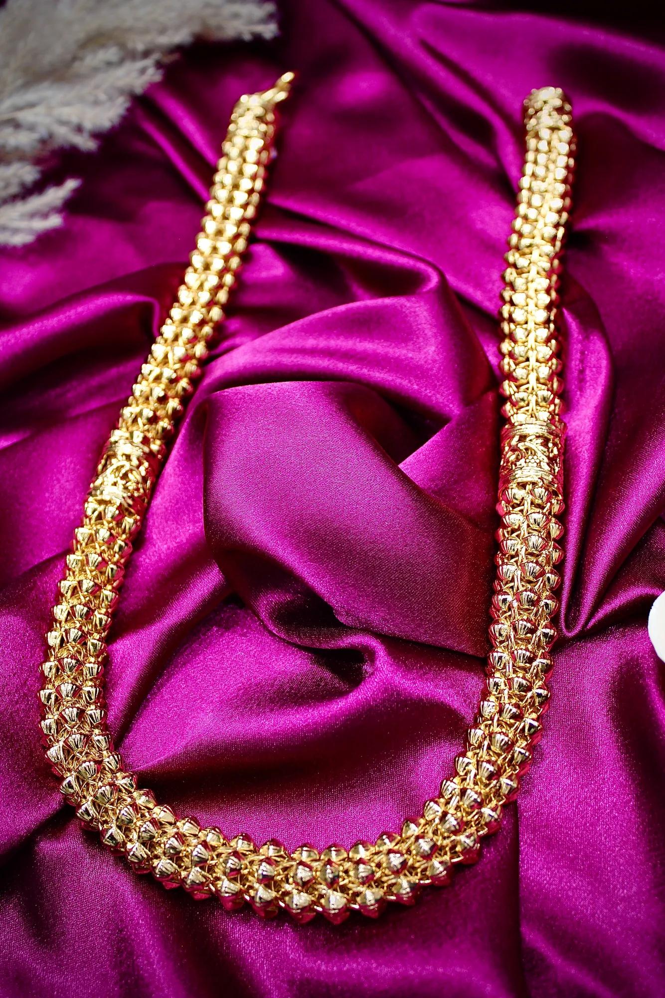 Royal Mesh Design Men's Gold Chain